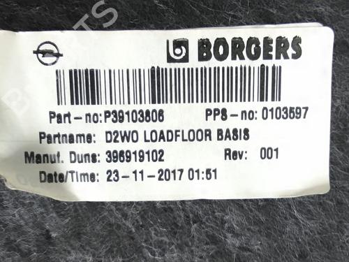 Luggage compartment floor OPEL ASTRA K Sports Tourer (B16) 1.6 CDTi (35) | BP30195589I33 