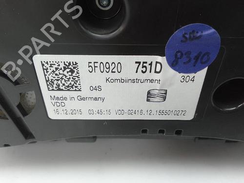 Instrument cluster SEAT ATECA (KH7, KHP)  | BP22273443C47 