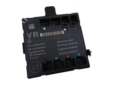 Used Electronic module Electronic module MERCEDES-BENZ E-CLASS (W212) E 350 CDI (212.023) (265 hp) 18586647 18586647