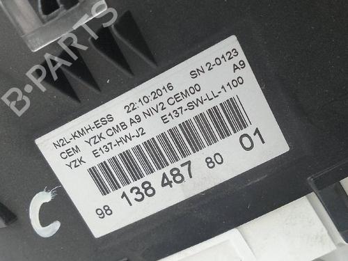 Used Instrument cluster PEUGEOT 208 I (CA_, CC_) 1.2 VTI 82 (82 hp) 22226613