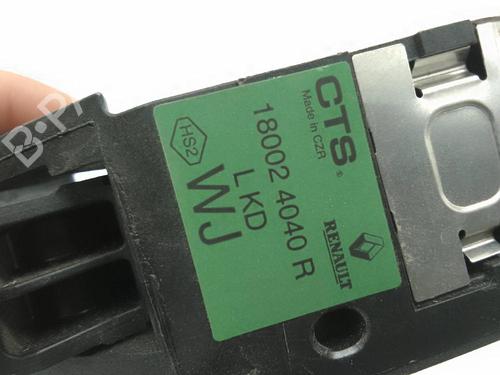 Pedal RENAULT MEGANE IV Saloon 1.5 dCi 110 (110 hp) 22226799