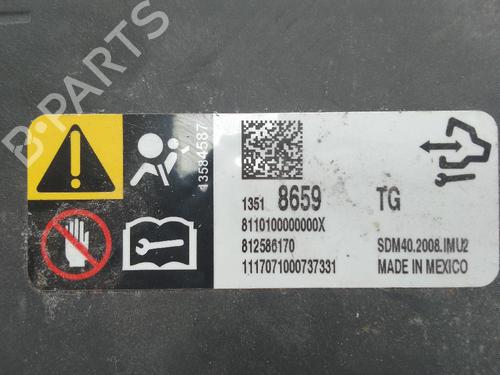 Kollisjonspute styreenhet OPEL INSIGNIA B Grand Sport (Z18) 1.6 CDTi (68) (136 hp) 18595056