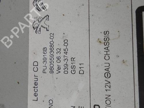 Radio CITROËN DS4 (NX_) 1.6 BlueHDi 120 9805593680