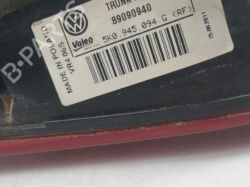 Used Right tailgate light VW GOLF PLUS V (5M1, 521) [2004-2013]  25811935