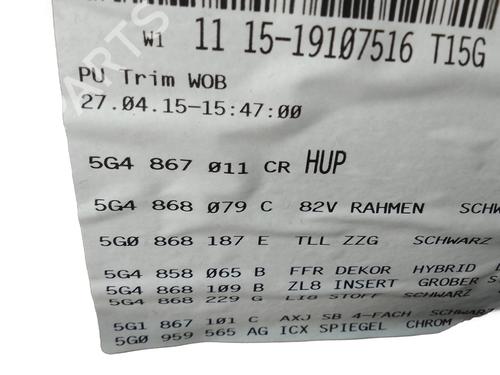 Front left panel VW GOLF VII (5G1, BQ1, BE1, BE2) 1.4 TSI | BP26054568C58 - Image 2