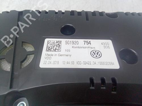 Instrument cluster VW GOLF VII (5G1, BQ1, BE1, BE2) 1.4 TSI | BP26054559C47 