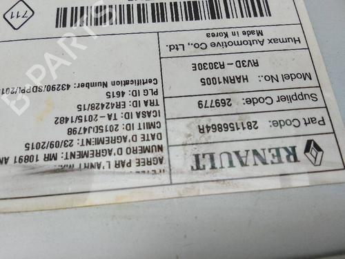 Radio DACIA SANDERO 1.5 dCi | BP22686921E6 
