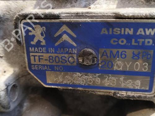 Used Gearbox PEUGEOT 5008 (0U_, 0E_) 2.0 HDi 150 / BlueHDi 150 (150 hp) 26160108