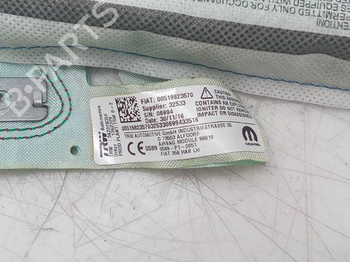Used Left curtain airbag FIAT TIPO Saloon (356_, 357_) 1.3 D (356SXB1A, 356SXH1A, 356SXD1A) (95 hp) 20165458