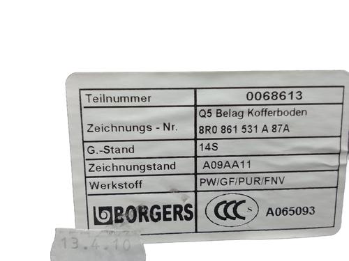 Luggage compartment floor AUDI Q5 (8RB) 2.0 TDI quattro | BP31038175I33