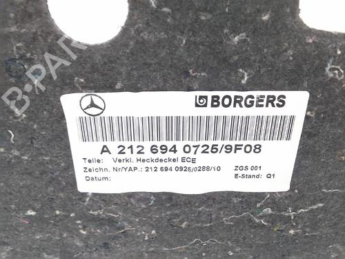 Bagagerumsbeklædning MERCEDES-BENZ E-CLASS (W212) E 300 Hybrid / BlueTEC Hybrid (212.098) (204 hp) 22401595