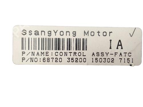 Climate control SSANGYONG TIVOLI 1.6 All-wheel Drive | BP19041343I5 - Image 5
