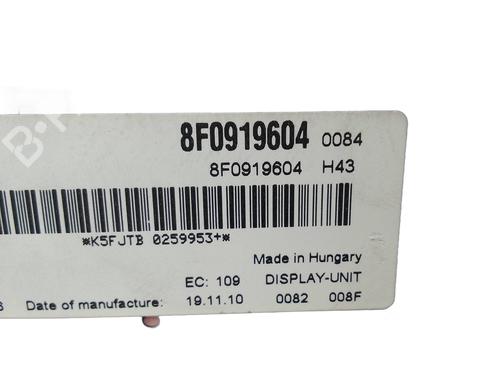 Display monitor AUDI A4 Allroad B8 (8KH) 2.0 TFSI quattro | BP19092049C48 - Image 2