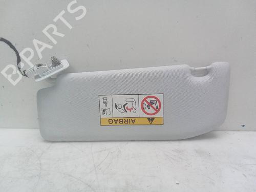 Used Right sun visor PEUGEOT 208 I (CA_, CC_) 1.2 THP 110 (110 hp) 19505887