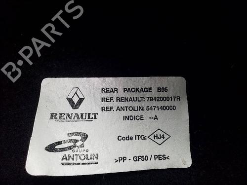 Hattehylde RENAULT MEGANE III Hatchback (BZ0/1_, B3_) 1.5 dCi (BZ09, BZ0D, BZ1W, BZ29, BZ14) (110 hp) 19776753