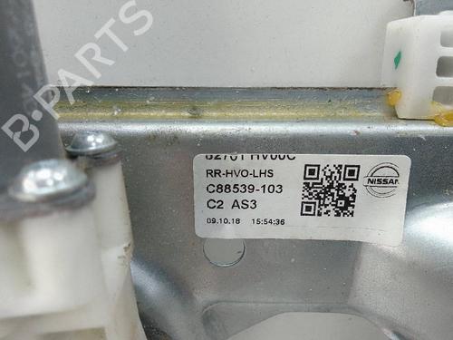 Rear left window mechanism NISSAN QASHQAI II SUV (J11, J11_) 1.3 DIG-T | BP19793288C24 