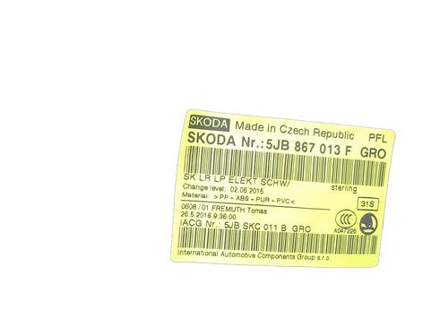 Front left panel SKODA RAPID Spaceback (NH1) 1.2 TSI | BP21783324C58 - Image 3
