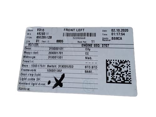 Front left panel VOLVO XC40 (536) T2 | BP36110338C58 - Image 9