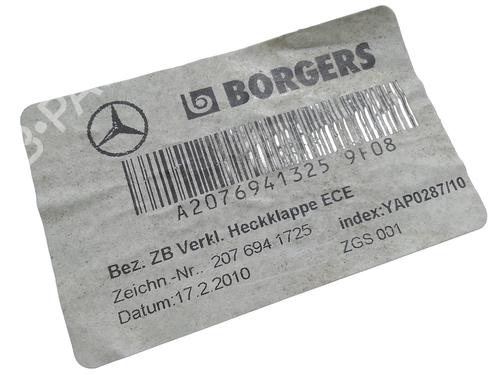 Boot lining MERCEDES-BENZ E-CLASS Coupe (C207) E 350 CDI (207.323) | BP33166491I3 - Image 6