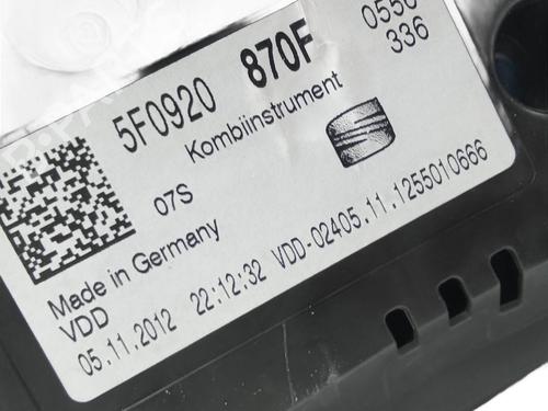 Instrument cluster SEAT LEON (5F1) 2.0 Cupra | BP22344232C47 - Image 2