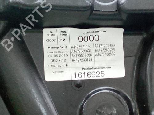 Used Front right window mechanism MERCEDES-BENZ V-CLASS (W447) V 250 CDI / d (447.811, 447.813, 447.815) (190 hp) 22777707