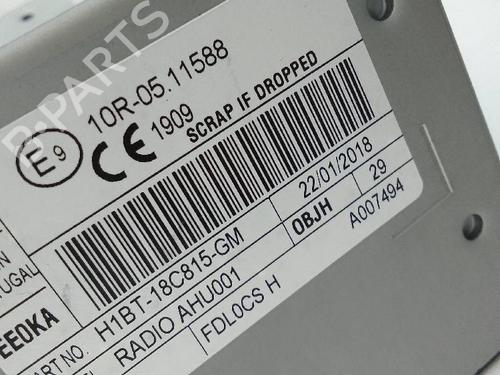 Radio FORD FIESTA VII (HJ, HF) 1.0 EcoBoost | BP22890527E6 