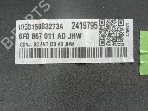 Front left panel SEAT IBIZA V (KJ1, KJG) 1.0 TSI | BP28148443C58 