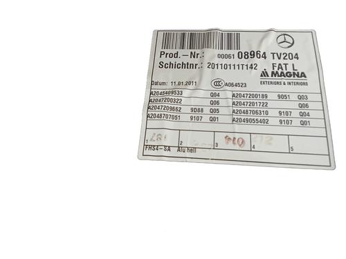 Front left panel MERCEDES-BENZ C-CLASS (W204) C 220 CDI (204.002) | BP36860892C58  - Image 10