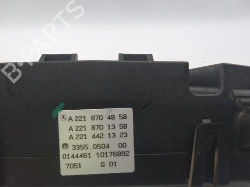 Climate control MERCEDES-BENZ S-CLASS (W221, V221) S 320 CDI (221.022, 221.122) | BP27446278I5 