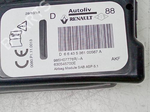 Used Right seat airbag RENAULT ZOE (BFM_) ZOE (92 hp) 20168490