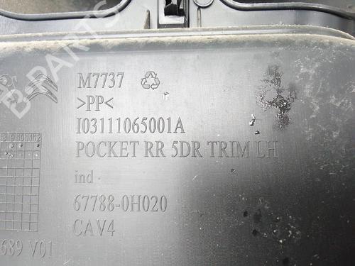 Rear left panel TOYOTA AYGO (_B4_) 1.0 (KGB40) | BP23207633C60 