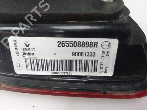 Højre baglygte bagklap RENAULT KADJAR (HA_, HL_) 1.3 TCe 140 (HLNB, HLN1) (140 hp) 24465159