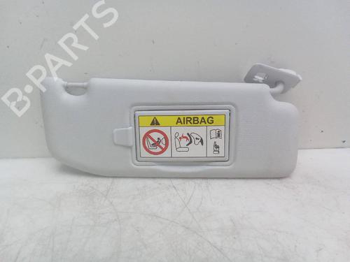 Right sun visor PEUGEOT 208 I (CA_, CC_) 1.2 VTI 82 | BP19582678I2