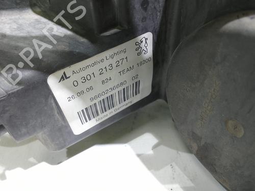Left headlight PEUGEOT 407 (6D_) 2.0 HDi 135 (6DRHRH, 6DRHRE, 6DRHRG, 6DRHRJ) | BP30380226C28