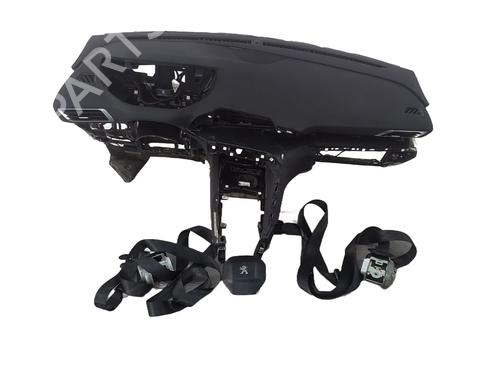 Used Airbag Kit PEUGEOT 3008 II SUV (MC_, MR_, MJ_, M4_) 1.2 THP/ PureTech 130 (MRHNSM, MRHNSU, MRHNSJ, MRHNYW,... (131 hp) 30506398