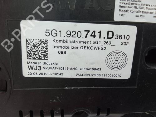 Instrument cluster VW GOLF VII (5G1, BQ1, BE1, BE2) 1.4 TSI | BP28145077C47 