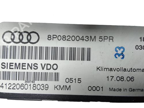 Climate control AUDI A3 (8P1) 1.4 TFSI | BP23207328I5 - Image 4