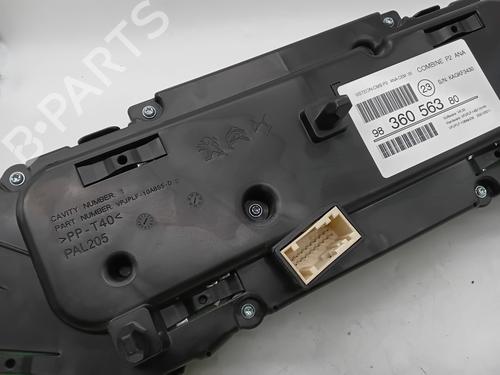 Instrument cluster PEUGEOT 208 I (CA_, CC_) 1.5 BlueHDI 100 | BP29151273C47 