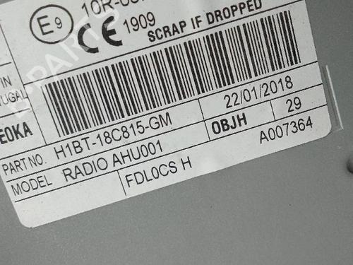 Radio FORD FIESTA VII (HJ, HF) 1.0 EcoBoost | BP22890509E6 