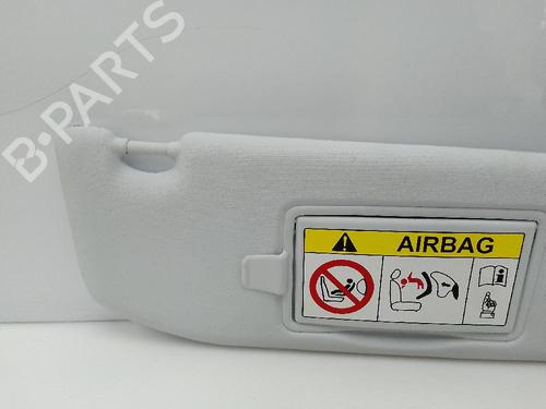 Used Right sun visor PEUGEOT 208 I (CA_, CC_) 1.2 VTI 82 (82 hp) 20504581