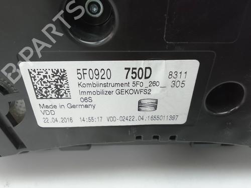 Instrument cluster SEAT LEON (5F1) 2.0 TDI | BP28150875C47