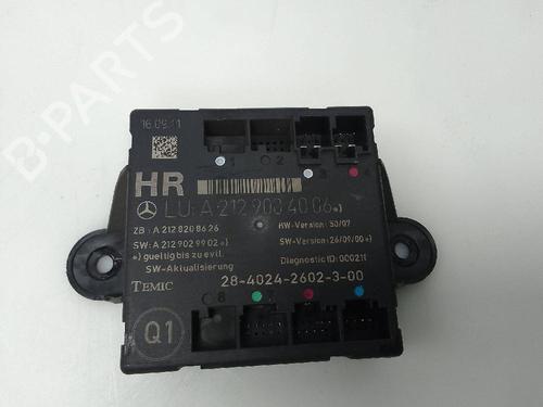 Used Electronic module MERCEDES-BENZ E-CLASS (W212) E 200 CDI / BlueTEC (212.005, 212.006) (136 hp) 24736544