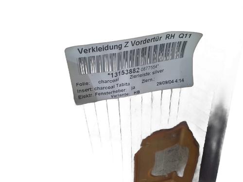 Front right panel OPEL ASTRA H (A04) 1.7 CDTI (L48) | BP31825554C59