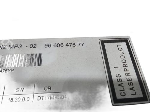 Radio PEUGEOT 407 (6D_) 2.0 HDi 135 (6DRHRH, 6DRHRE, 6DRHRG, 6DRHRJ) | BP30380241E6