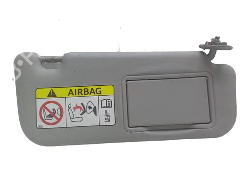 Used Right sun visor Right sun visor TOYOTA AURIS (_E18_) 1.8 Hybrid (ZWE186_, ZWE186R) (136 hp) 19938117 19938117
