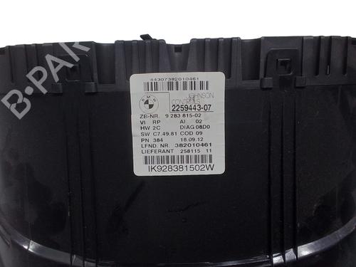 Instrument cluster BMW X1 (E84) sDrive 16 d | BP31611989C47