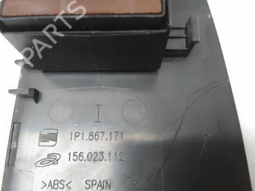 Used Left front window switch SEAT LEON (1P1) [2005-2013]  24328730