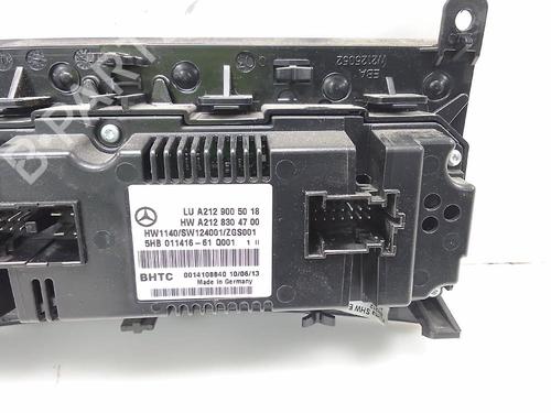 Used Climate control MERCEDES-BENZ E-CLASS (W212) E 300 Hybrid / BlueTEC Hybrid (212.098) (204 hp) 23185488