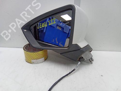 Used Left mirror SEAT LEON (5F1) 1.2 TSI (105 hp) 28148097