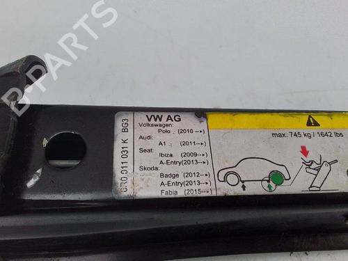 Jack Kit SKODA RAPID (NH3, NK3, NK6) 1.6 TDI 6R0011031K
